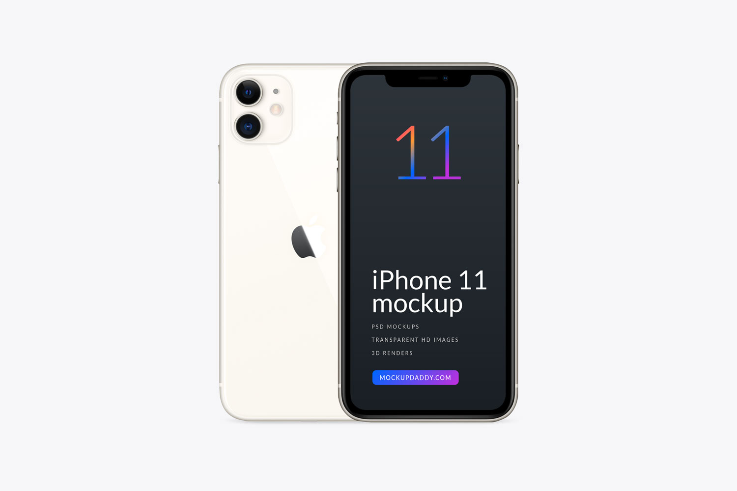 Download White Iphone 11 Mockup Mockup Daddy