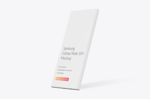 Galaxy Note 10+ White Mockup 11