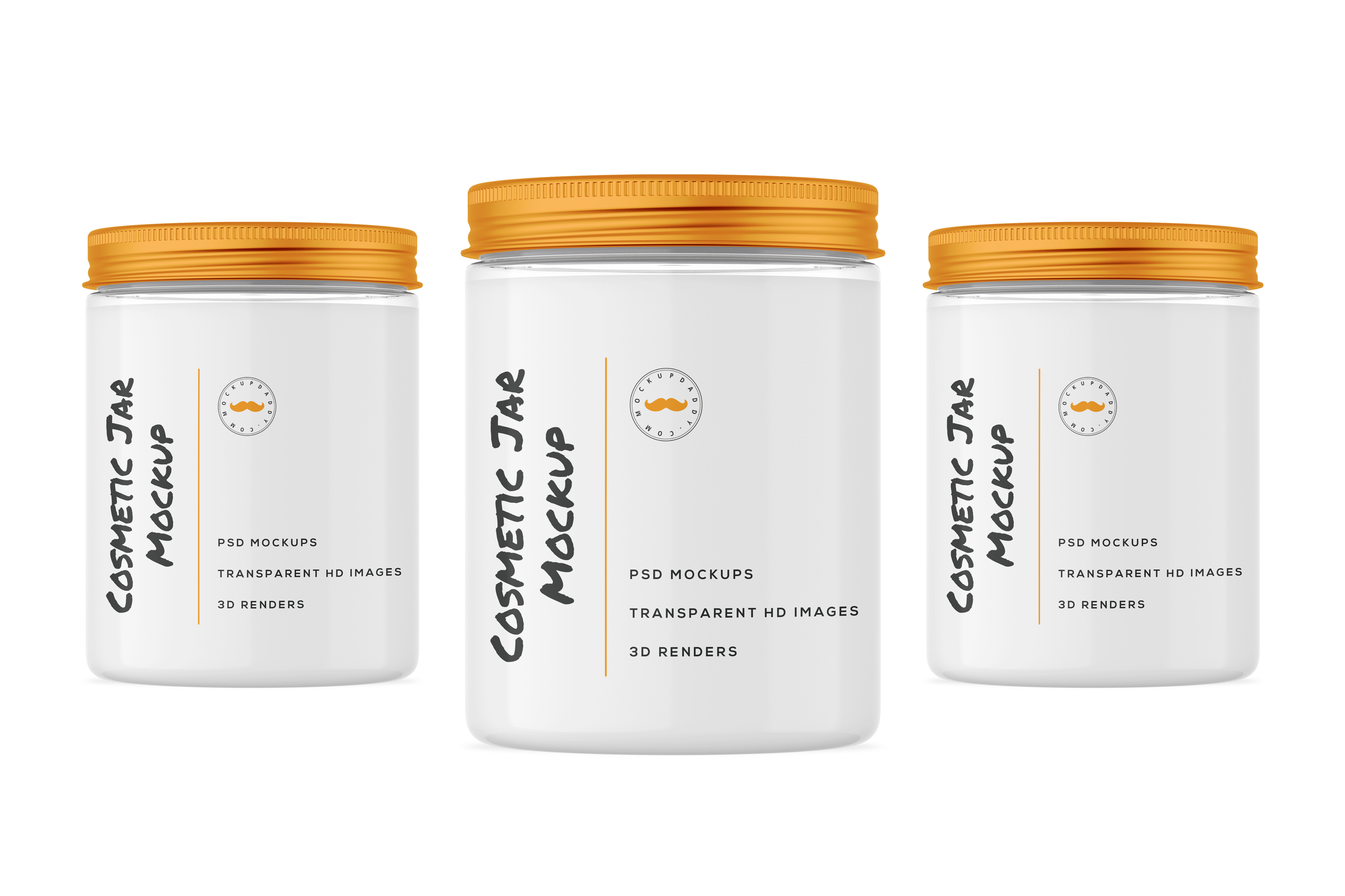Download Large Cosmetic Clear Jar Mockup Mockup Daddy