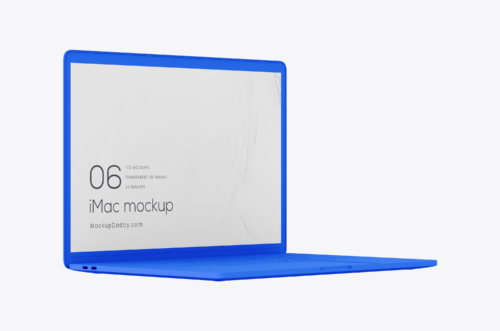 Macbook Pro 15 Inch Clay Psd Mockup 04