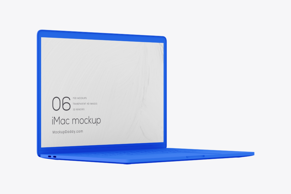 Macbook Pro 15 Inch Clay Psd Mockup 04