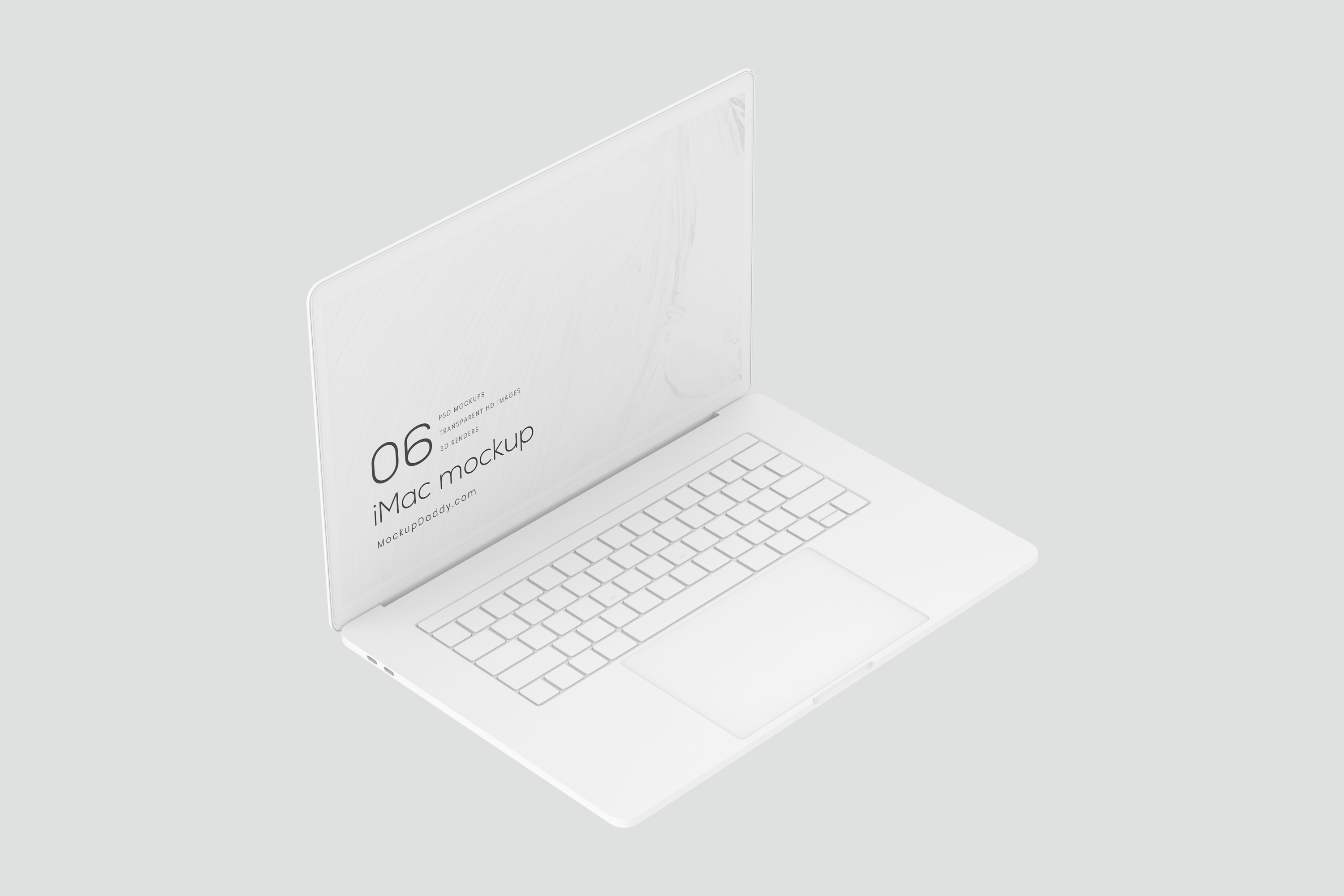 Macbook Pro 15 Inch White Mockup 02