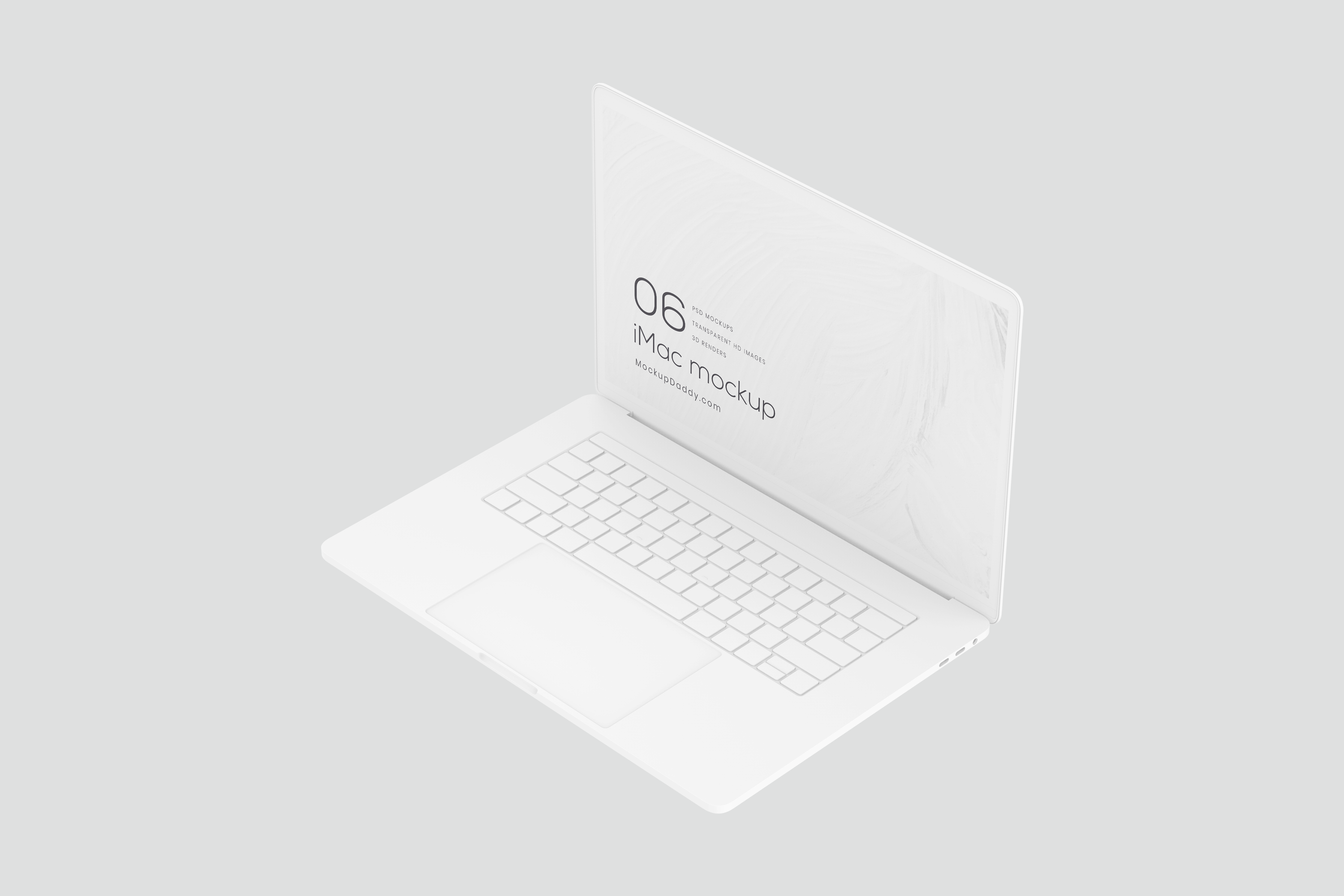 Macbook Pro 15 Inch White Mockup 03