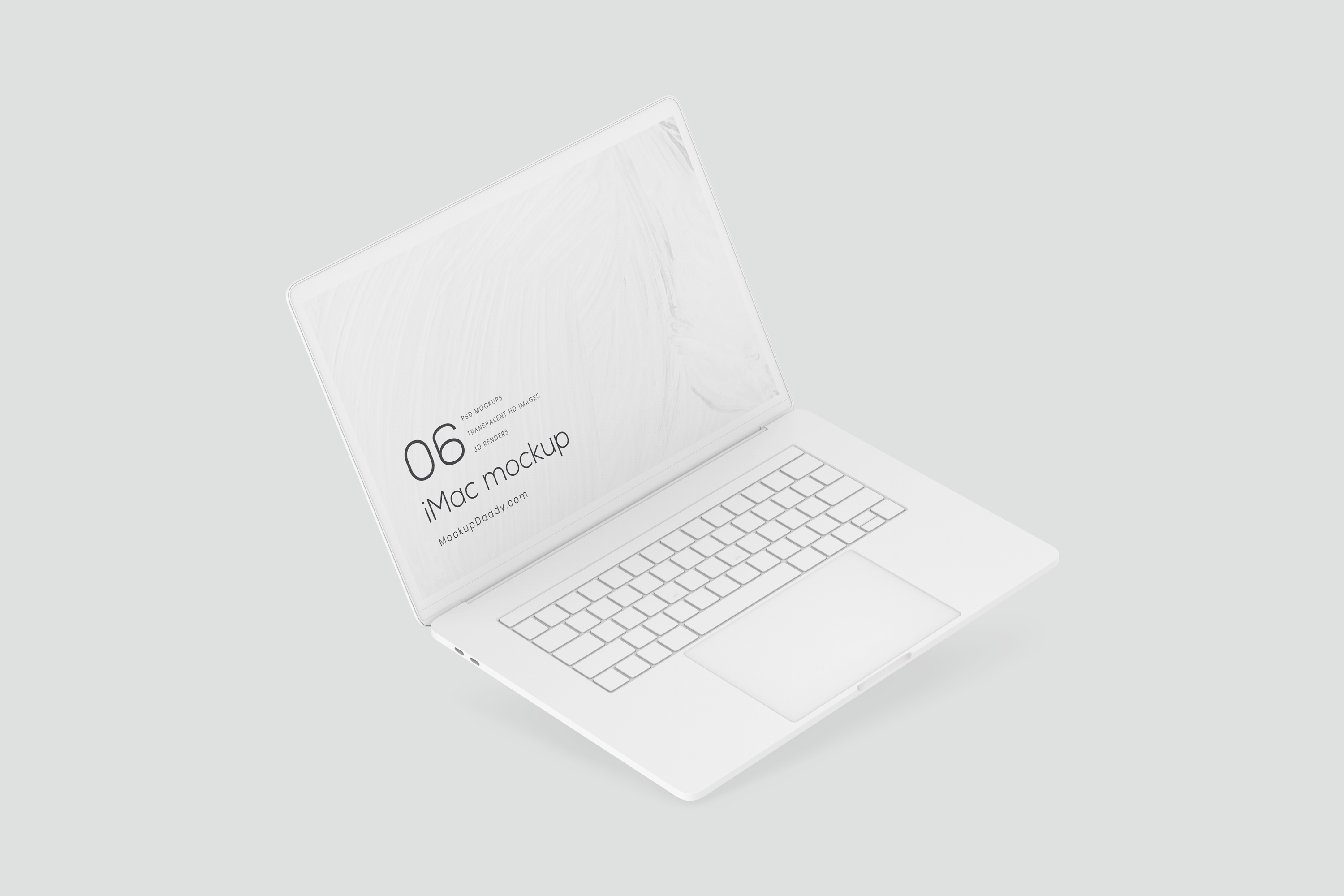 Macbook Pro 15 Inch White Mockup 07