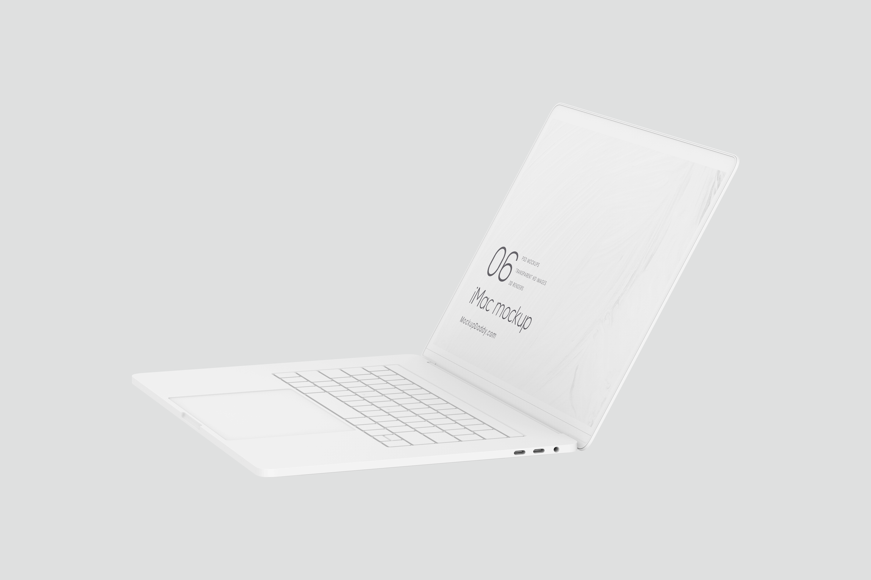 Macbook Pro 15 Inch White Mockup 11