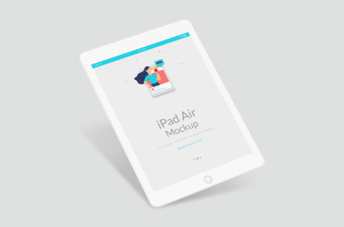 iPad Air Template Mockup