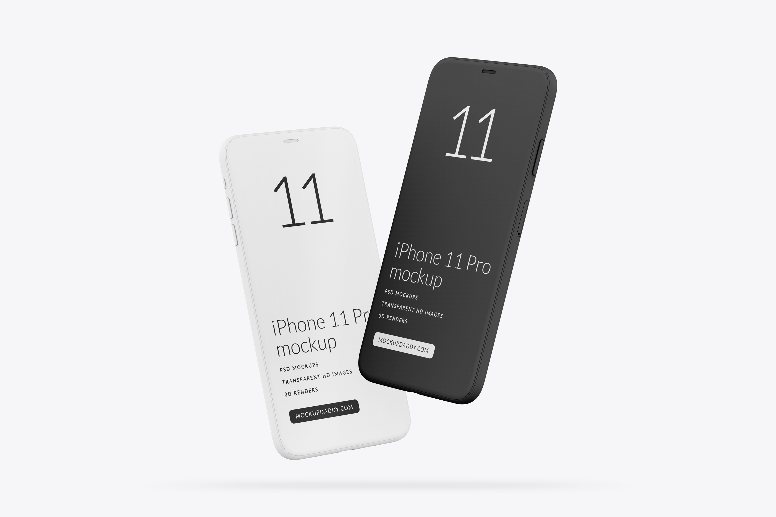 Download iPhone 11 Pro Clay Mockup 12 - Mockup Daddy