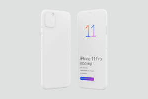 iPhone 11 Pro White Mockup 07