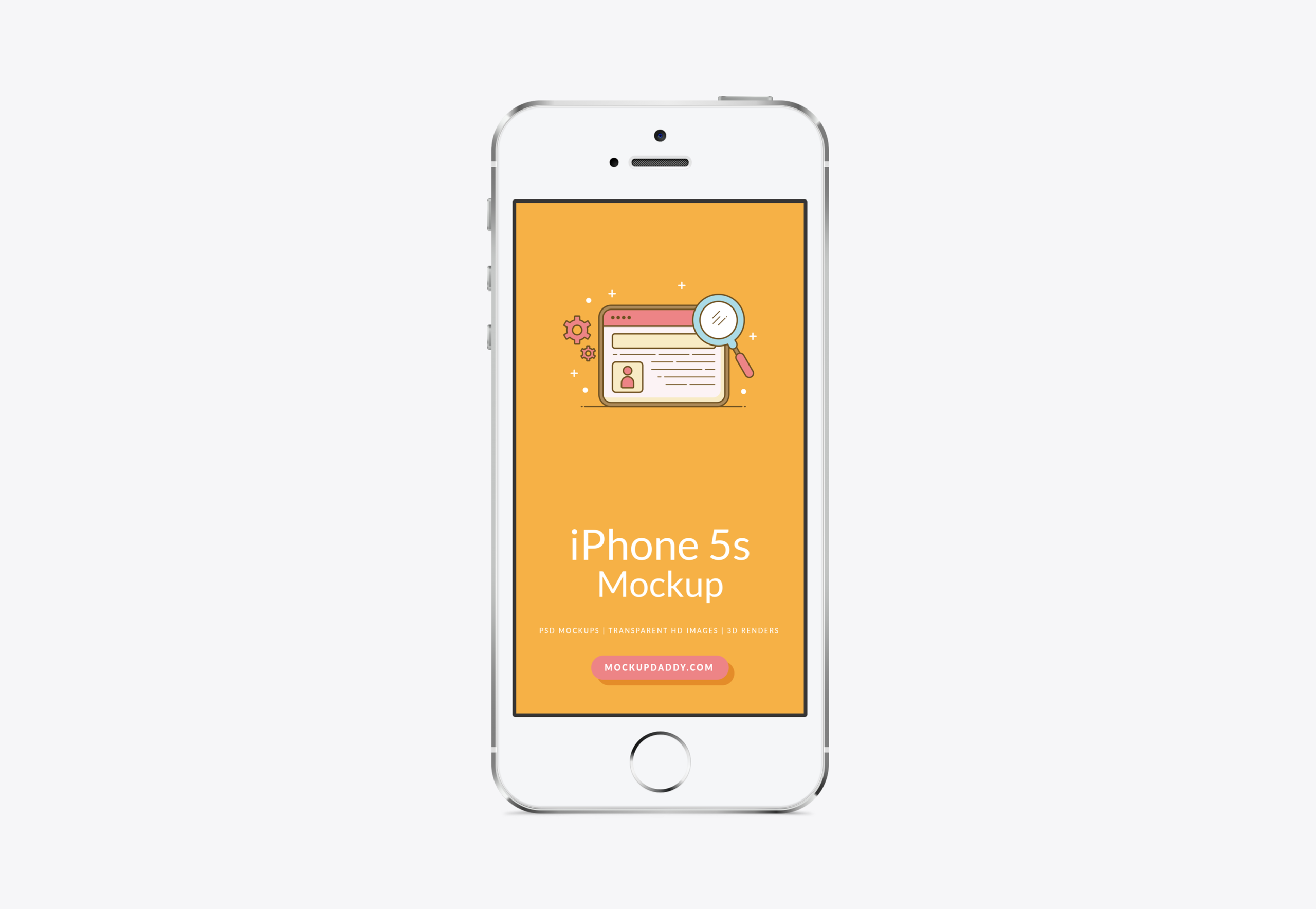 Download Apple iPhone 5s Mockup - Mockup Daddy