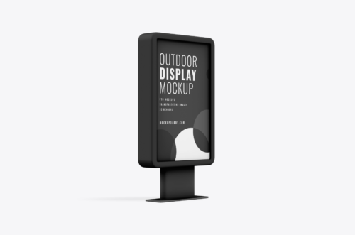 Minimal Outdoor Display Psd Mockup