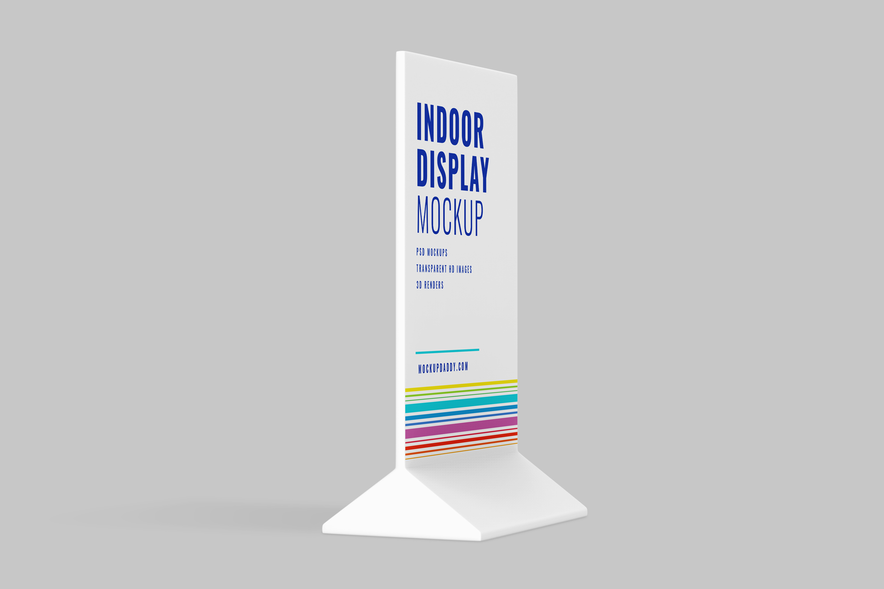 Simple Indoor Advertisement Stand Mockup Mockup Daddy