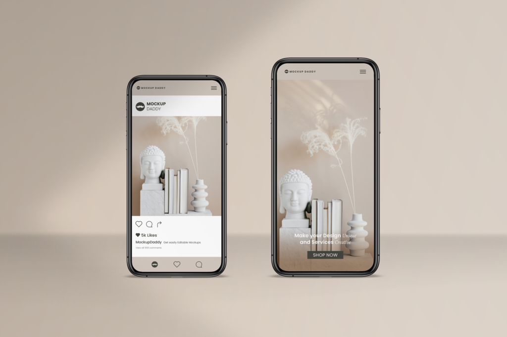 Responsive Devices Mockup - Apple iPhone 11 Pro and Max