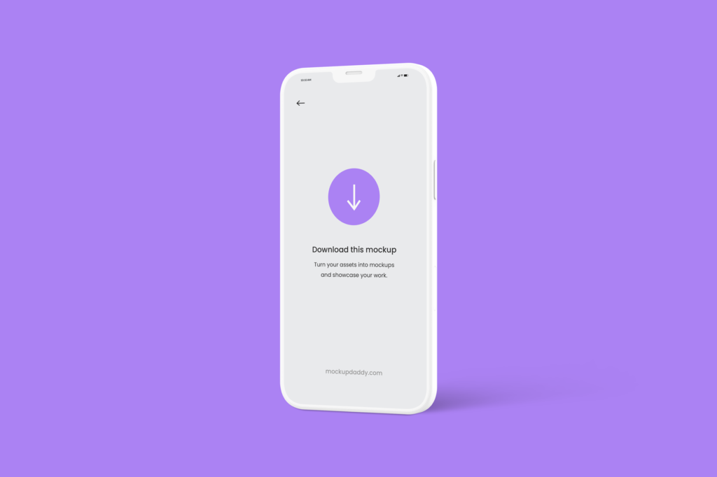 iPhone 12 Clay Mockup, Suitable for all Types of Projects ...