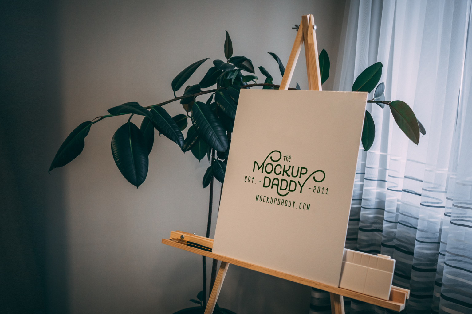 Easel Stand Mockup Mockup Daddy
