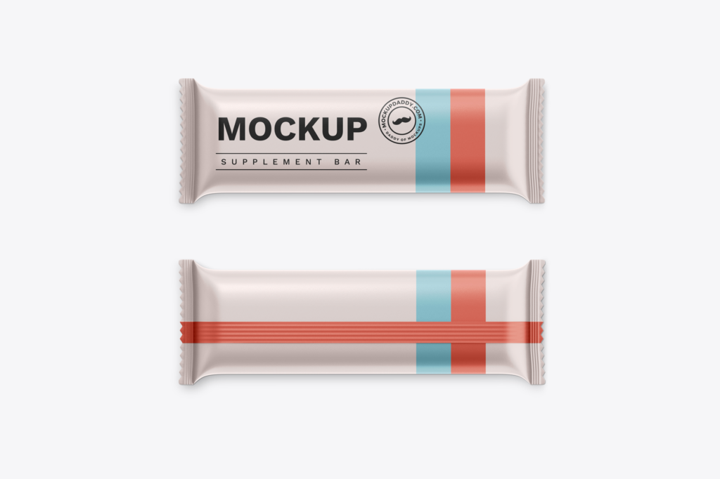 Supplement Protein Bar Mockup Mockup Daddy