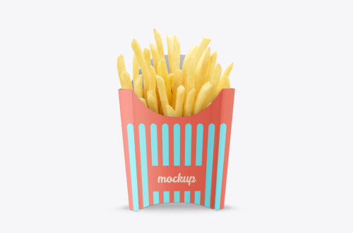 French Fries Mockup