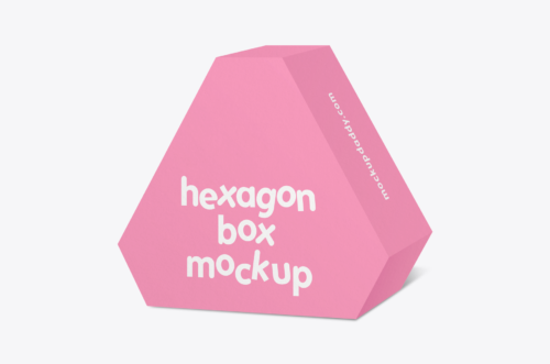 Hexagon-Triangle-Box-Mockup