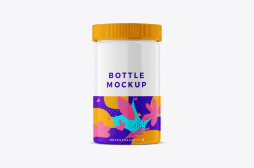 Jar Packaging Label Mockup