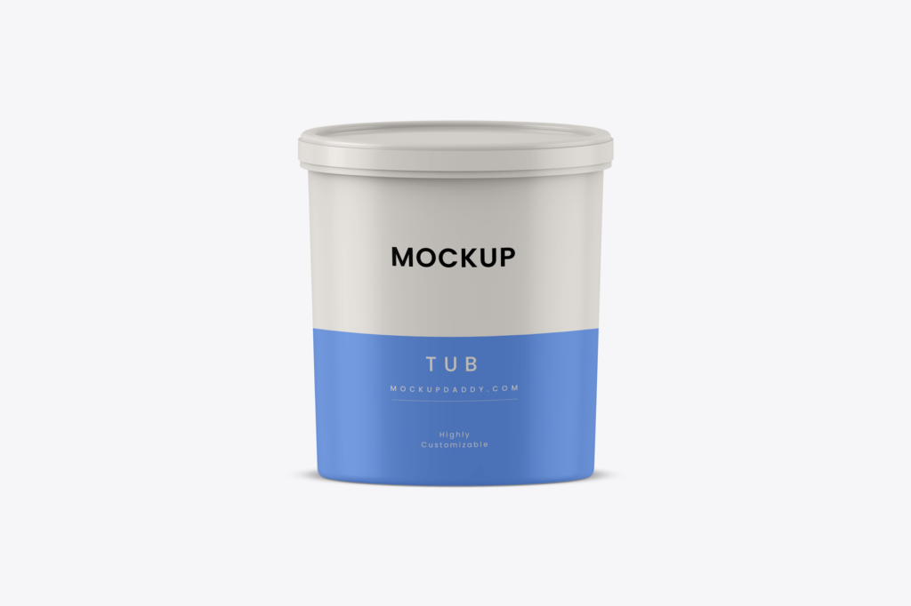 Download Plastic Food Bucket Mockup - Mockup Daddy