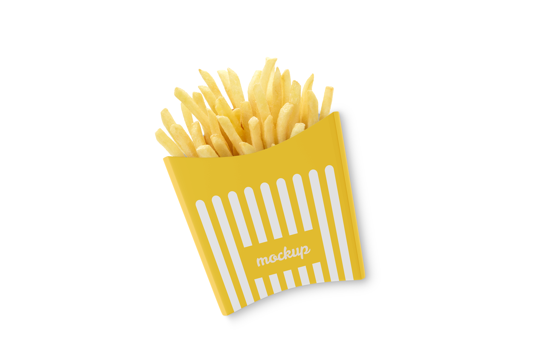 Download Fries Packaging Mockup Mockup Daddy