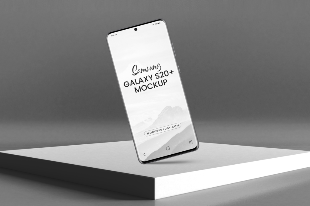 Samsung-Galaxy-S20+-Cosmic-Gray-Floating-Mockup
