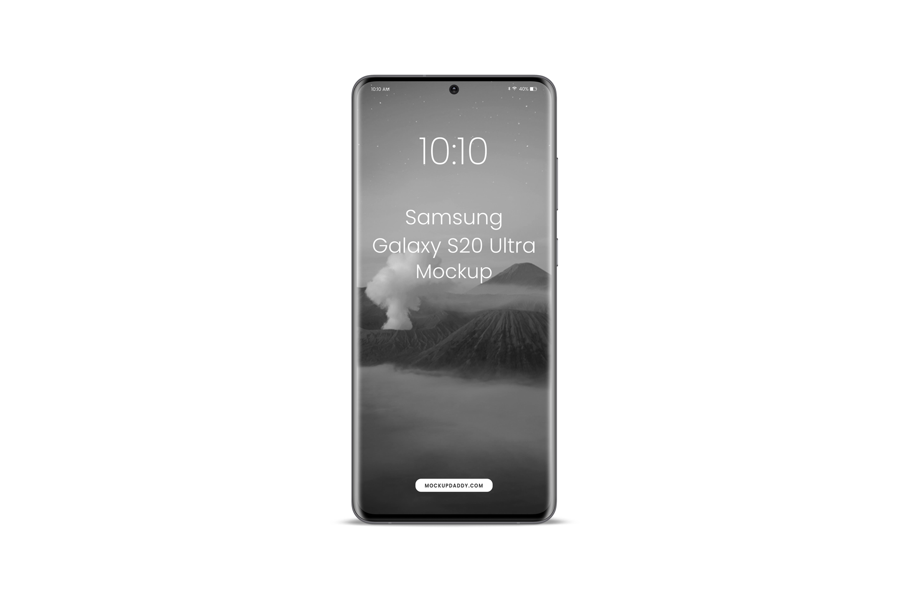 Samsung-Galaxy-S20 Ultra-Cosmic-Gray-Front-Mockup
