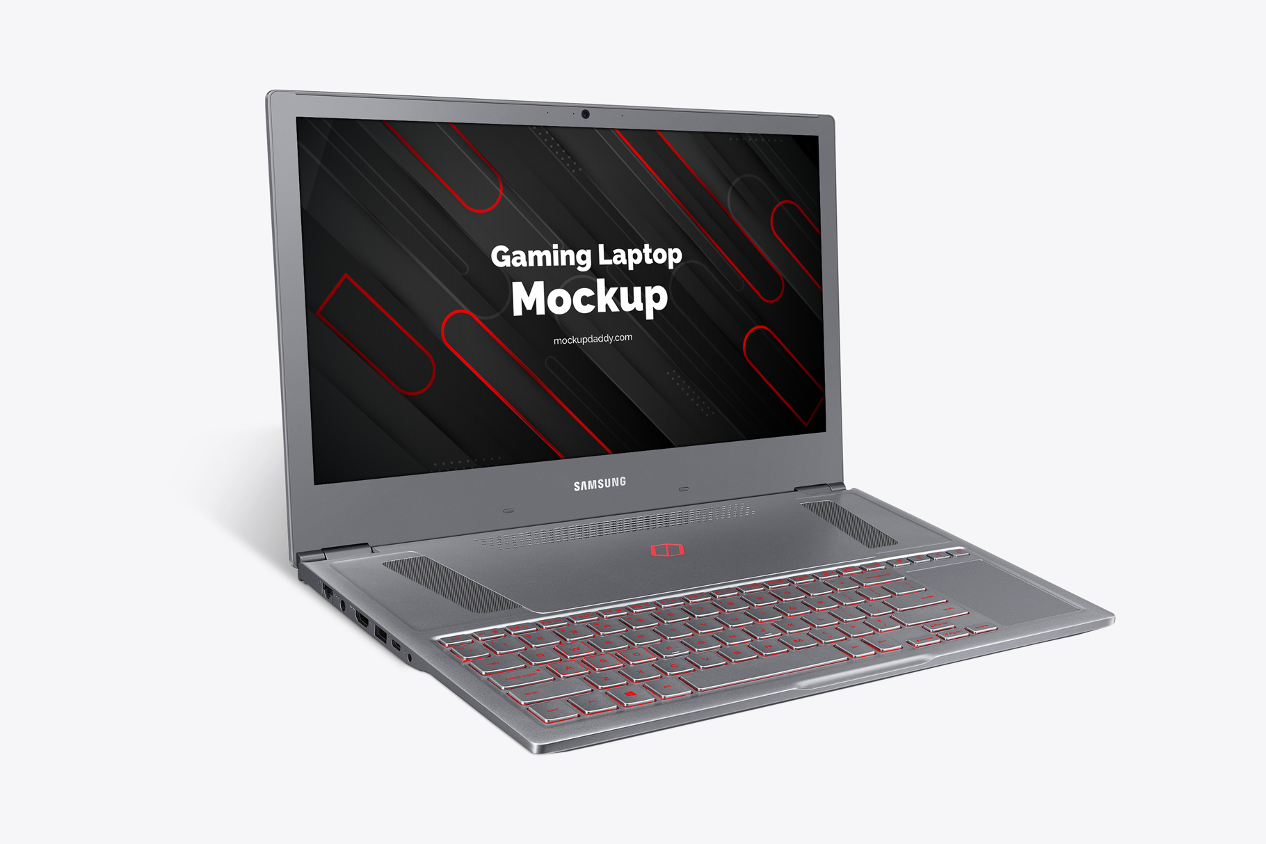 Samsung Odyssey Z Gaming Laptop Mockup Mockup Daddy