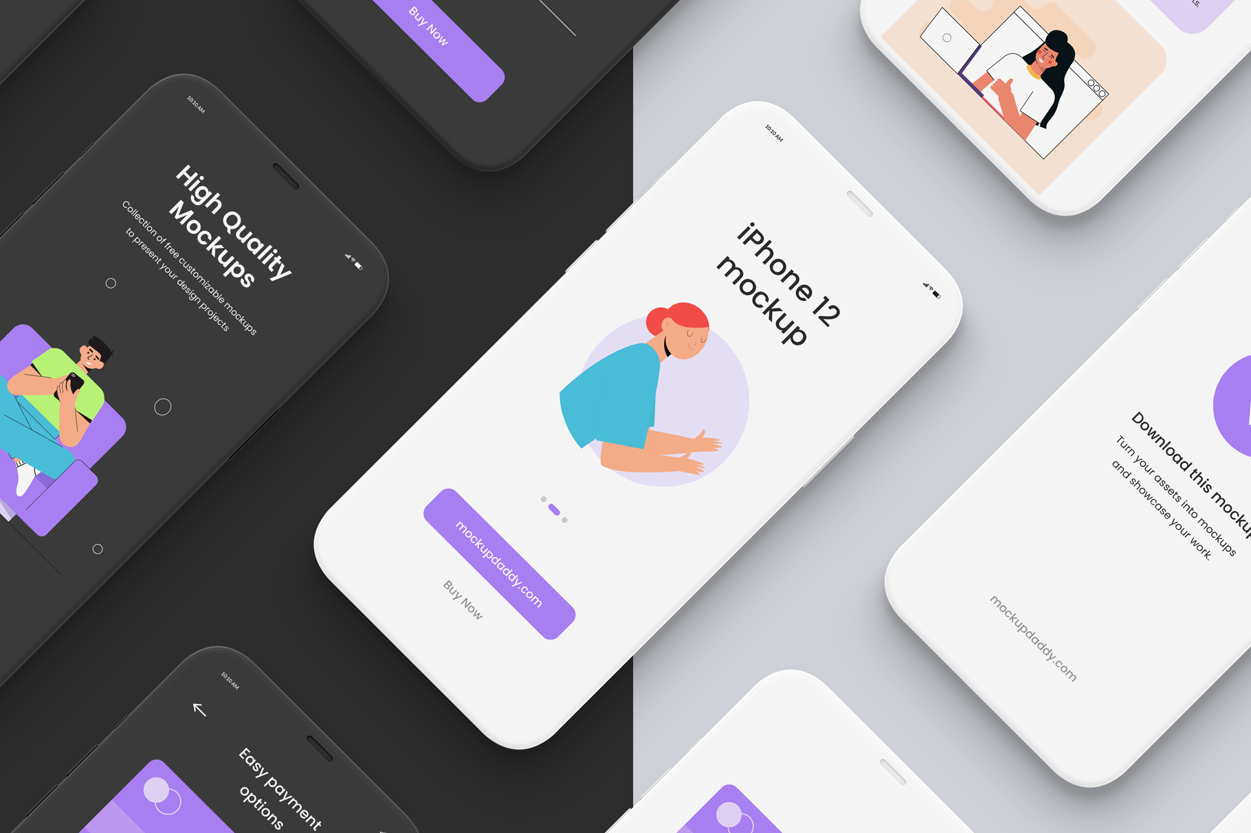 Download iPhone 12 Clay Mockup, Suitable for all Types of Projects ...