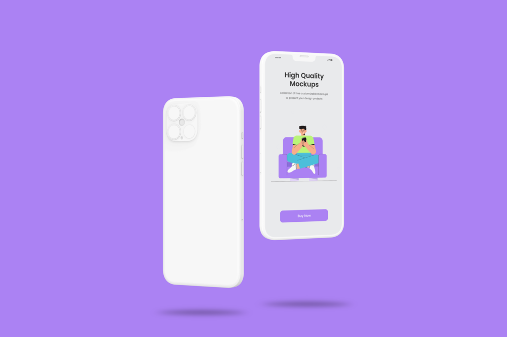 Download iPhone 12 Clay Mockup, Suitable for all Types of Projects ...