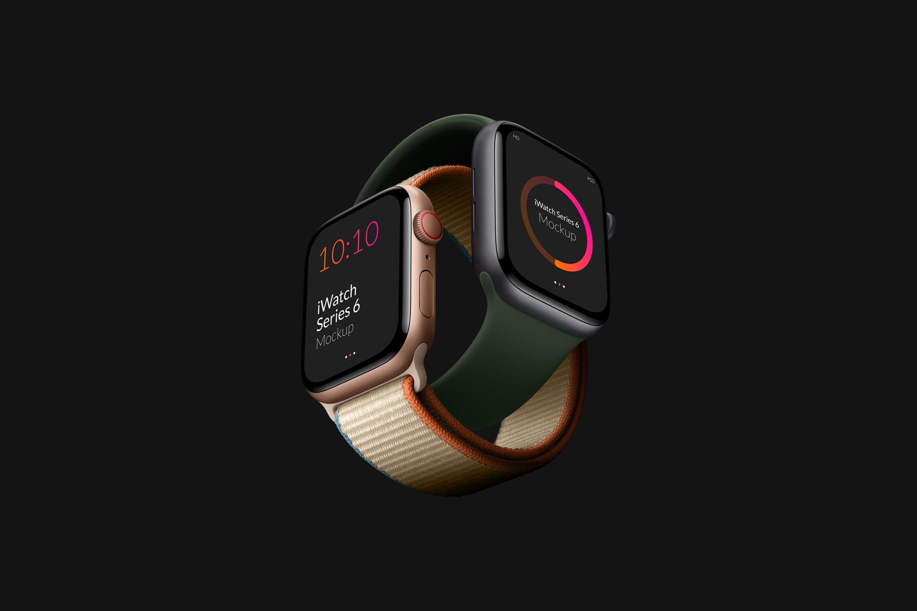 Apple Watch Series 6 Mockup - Mockup Daddy
