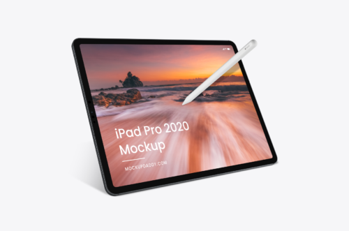 Latest Version iPad Pro 2020 Mockup