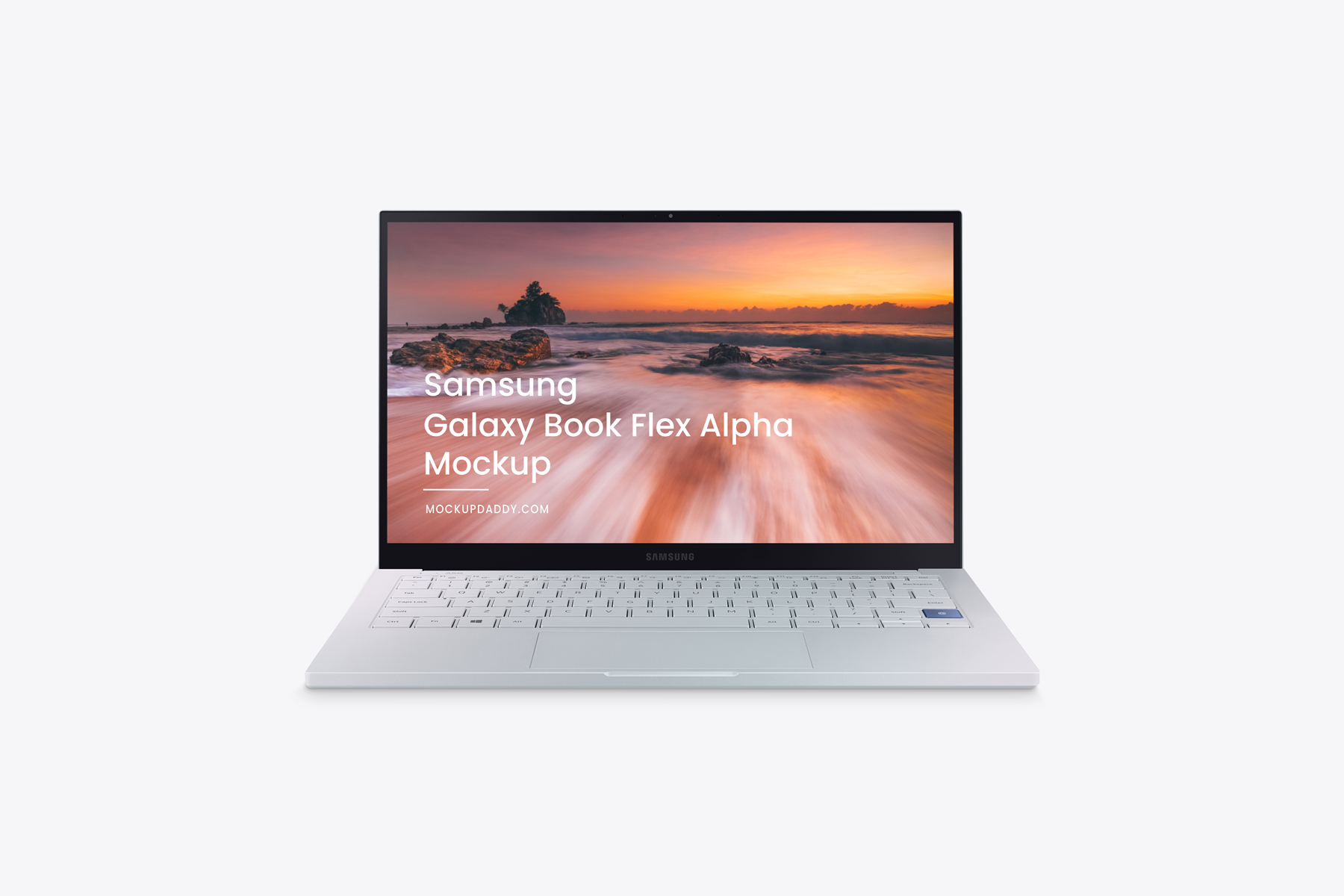 Samsung Galaxy Book Flex Alpha 2-in-1 Laptop Mockup