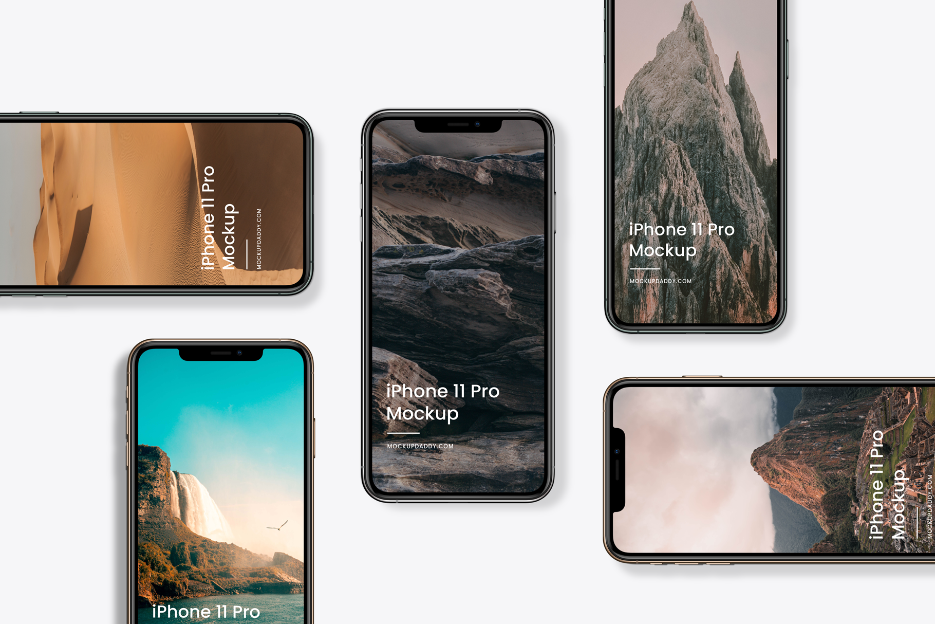 Download Iphone 11 Pro Max Mockup All Colours Mockup Daddy