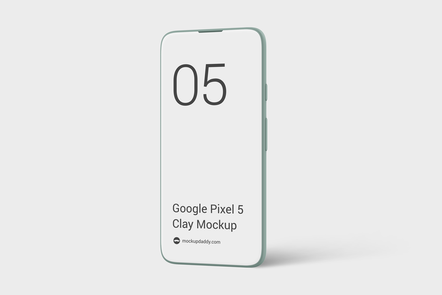 google pixel 5 clay mockup adobe xd