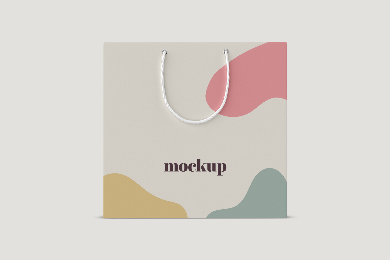 PSD mockup of two shopping bags for designers.
