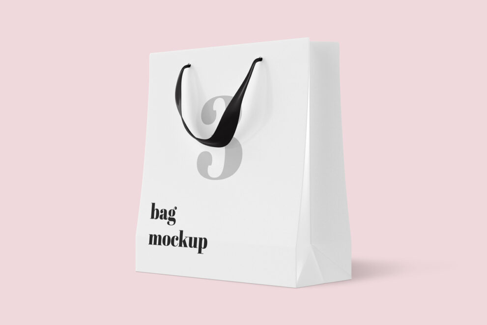 Free Paper Bag Mockup
