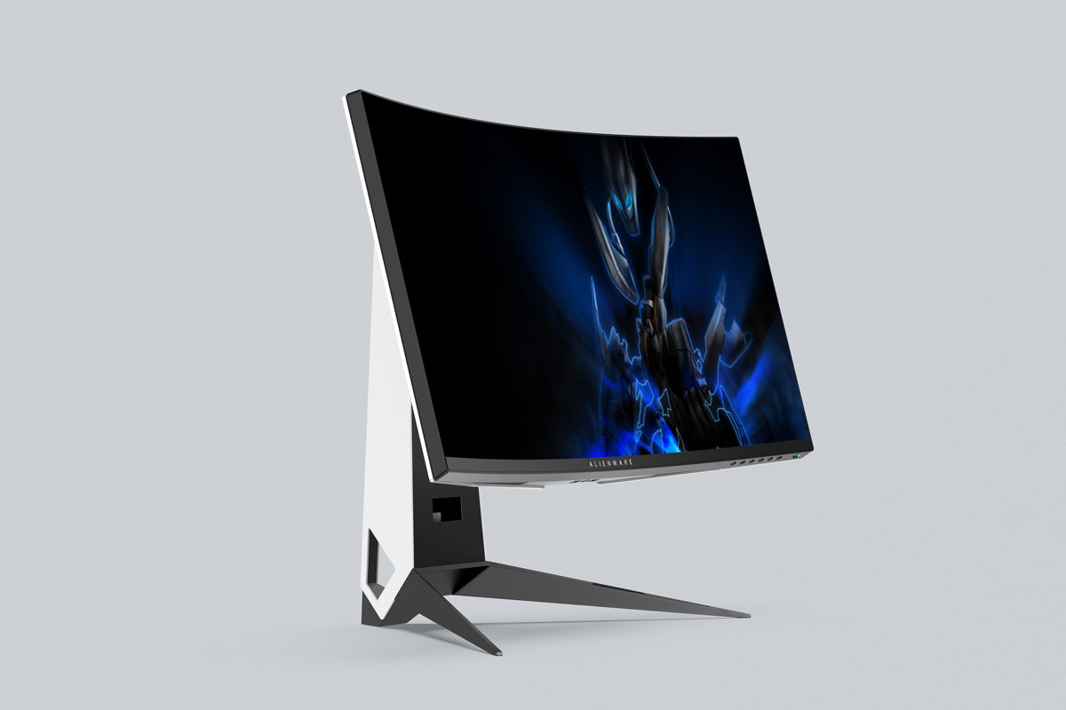 Dell Alienware Gaming PC Mockup - Mockup Daddy