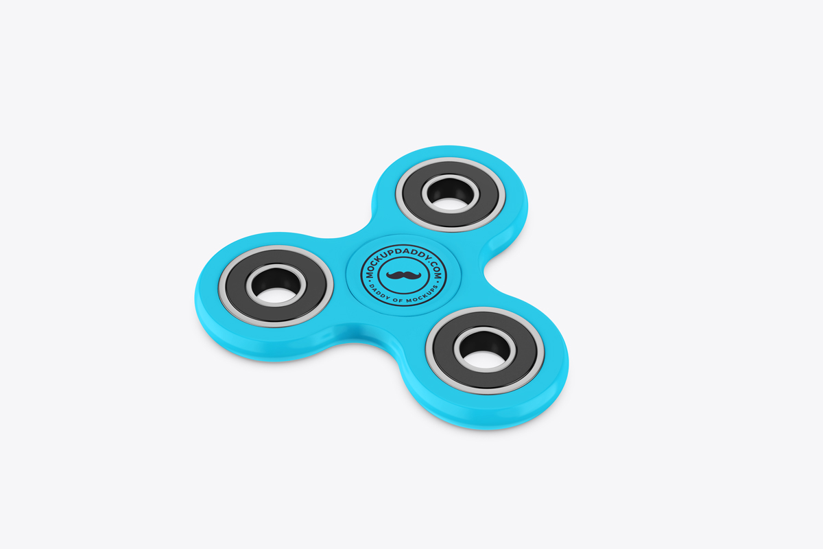 free fidget spinner mockup