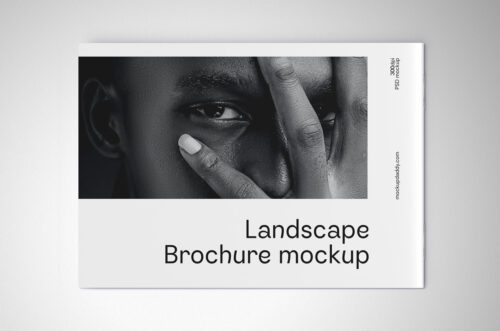 Landscape Brochure Mockup Generator