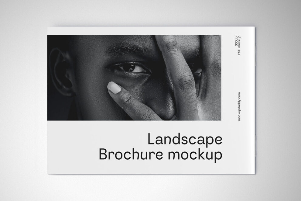 Landscape Brochure Mockup Generator