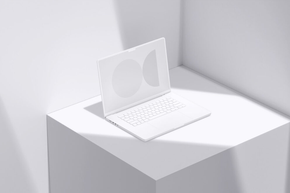Apple Macbook Clay Renders