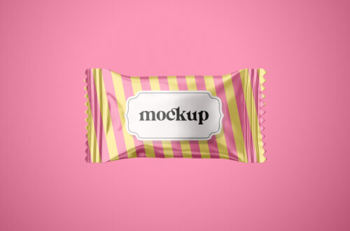 Candy Pack Mockup - Mockup Daddy