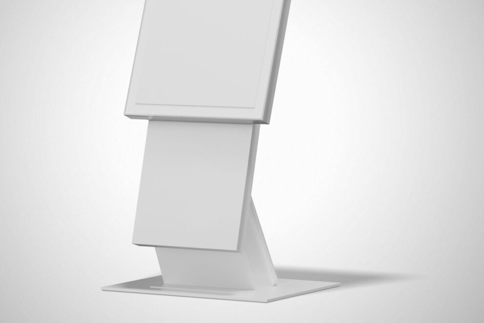 Information Kiosk Mockup - Mockup Daddy
