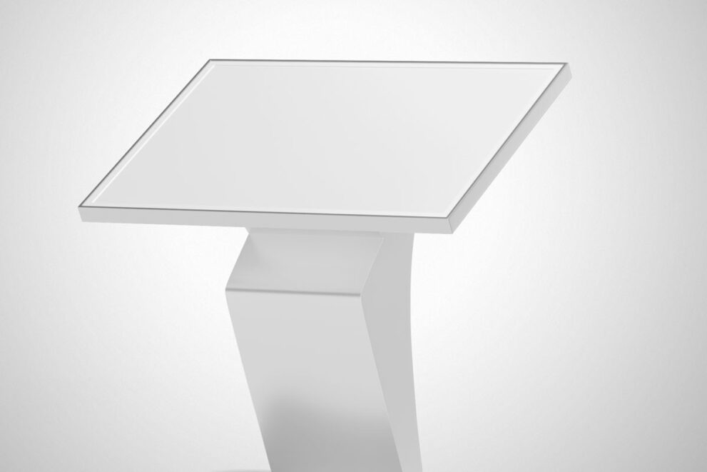 Interactive Kiosk Mockup - Mockup Daddy