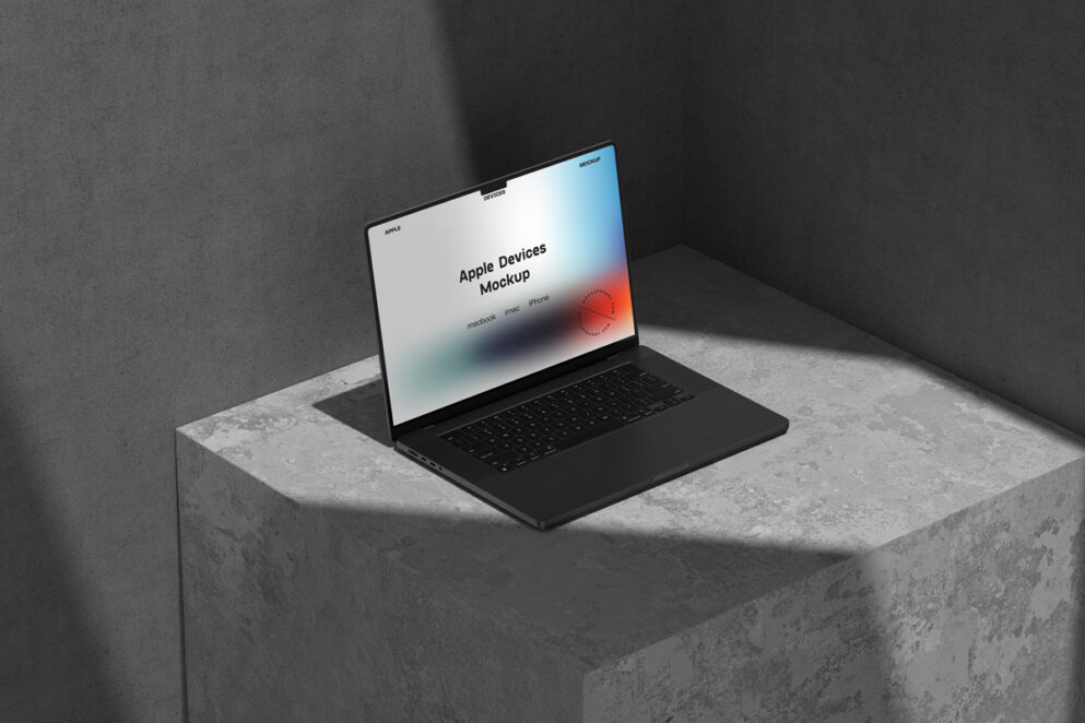 High-Resolution Macbook Mockup