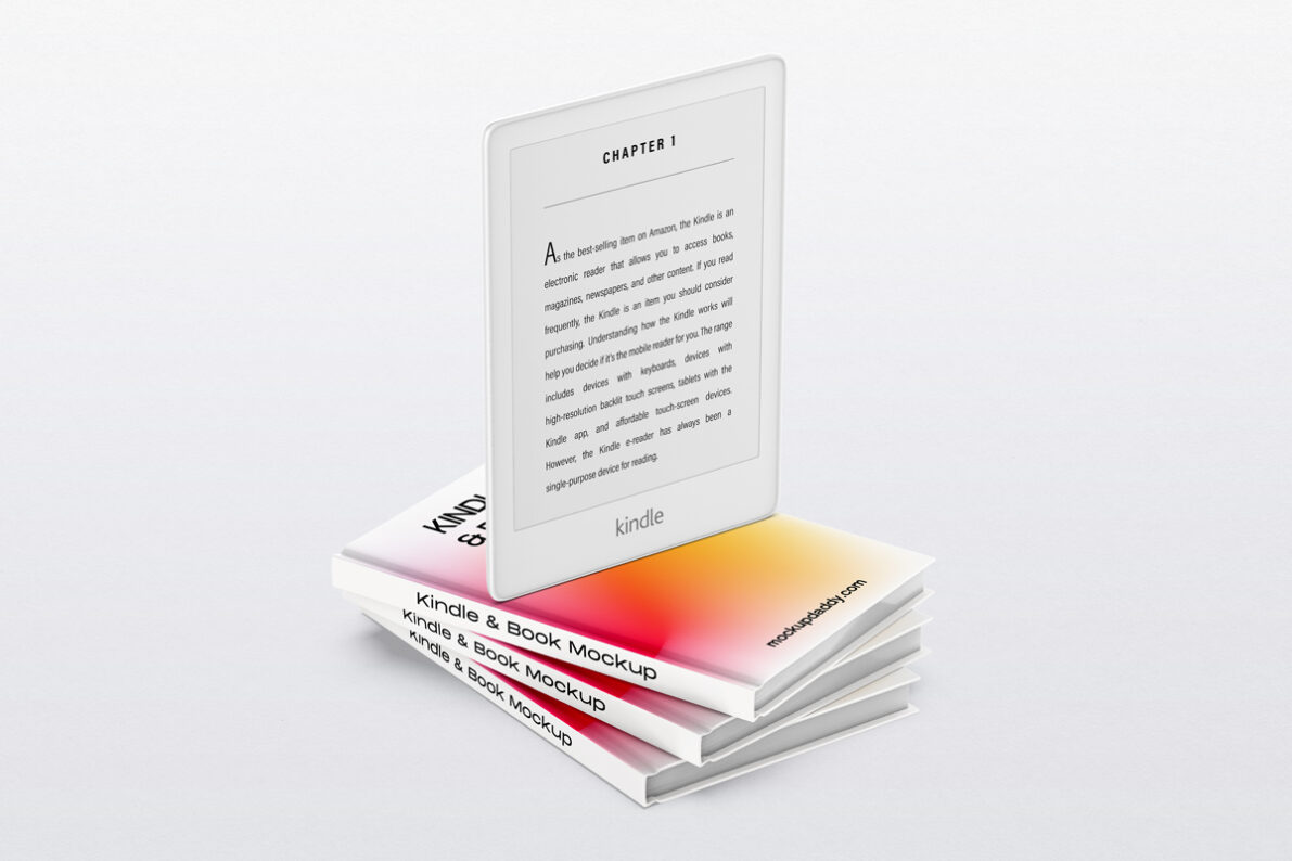 Kindle eBook Mockup Mockup Daddy