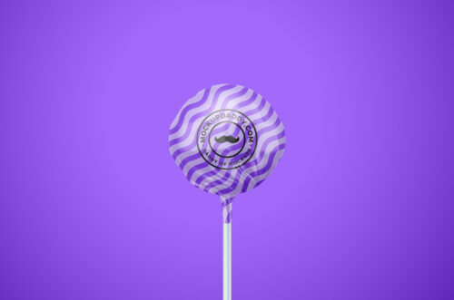 Lollipop PSD Mockup