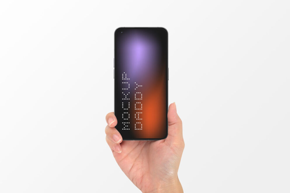 Nothing Phone 1 in Hand Mockup