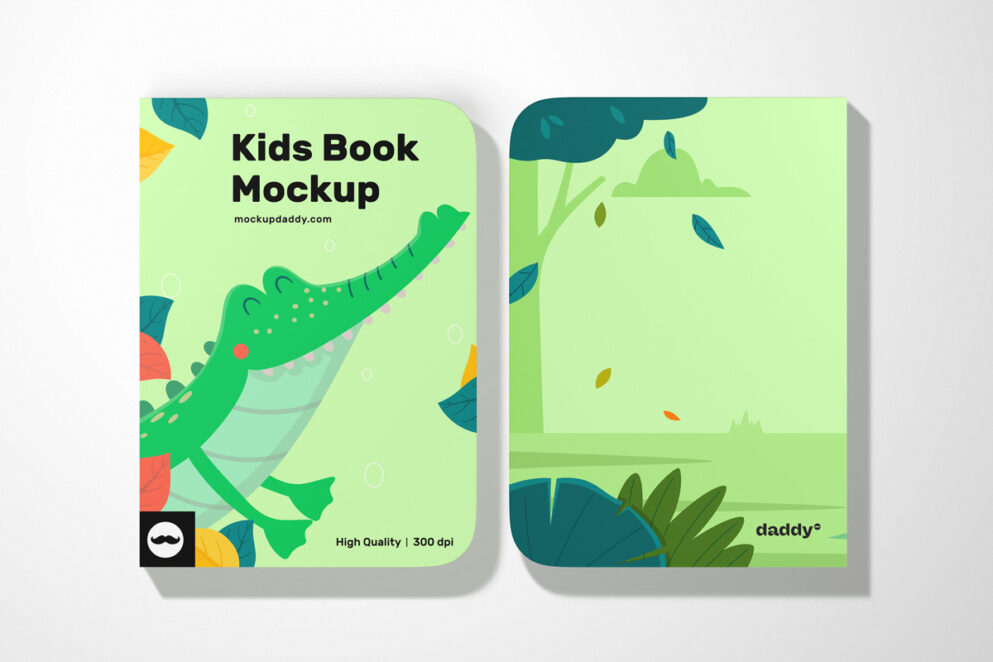 Rectangular Children's Book Design