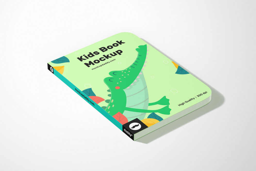 Rectangular Children's Book Mockup Generator